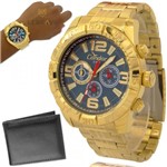 Ficha técnica e caractérísticas do produto Relógio Masculino Dourado Condor COVD54AR4A Ouro + Carteira