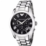 Ficha técnica e caractérísticas do produto Relógio Masculino Emporio Armani AR0673 Aço Inoxidável 43mm