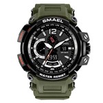 Ficha técnica e caractérísticas do produto Relógio Masculino Esportivo Verde - Smael