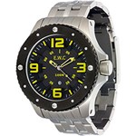 Relógio Masculino Analógico EWC Colossal Steel EMT11323-A-SLV - Prata