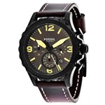 Ficha técnica e caractérísticas do produto Relógio Masculino Fossil Analógico JR1502/0MN 46mm Couro