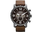 Ficha técnica e caractérísticas do produto Relógio Masculino Fossil Analógico Nate - JR1424/2PN Marrom