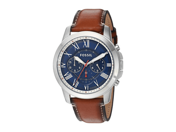 Ficha técnica e caractérísticas do produto Relógio Masculino Fossil FS5210/0AN Pulseira Couro Marrom