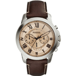 Ficha técnica e caractérísticas do produto Relógio Masculino Fossil FS5152/0MN 44mm Couro Marrom