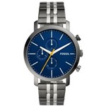 Ficha técnica e caractérísticas do produto Relógio Masculino Fossil Modelo BQ2462 Pulseira em Metal / a Prova D` Água