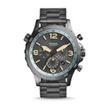 Ficha técnica e caractérísticas do produto Relógio Masculino Fossil Nate Chronograoh JR1517/1CN Cinza