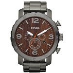 Ficha técnica e caractérísticas do produto Relógio Masculino Fossil Nate Chronograph FJR1355/Z Fumê