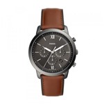 Ficha técnica e caractérísticas do produto Relógio Masculino Fossil Neutra Chrono FS5512/0CN 44mm Couro Marrom