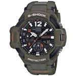 Ficha técnica e caractérísticas do produto Relógio Masculino G-Shock Analog-Digital Gravity Master Olive Green Resin Strap - Modelo Ga1100Kh-3A