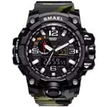 Ficha técnica e caractérísticas do produto Relógio Masculino G-Shock Exercito Militar Smael 1545 Camuflado Verde