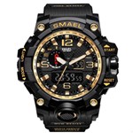 Relógio Masculino G-Shock Militar Smael 1545 - Dourado