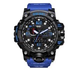 Ficha técnica e caractérísticas do produto Relógio Masculino G-shock Militar Smael à Prova Dágua 1545 Azul