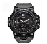 Ficha técnica e caractérísticas do produto Relógio Masculino G-shock Militar Smael à Prova Dágua 1545 Cinza