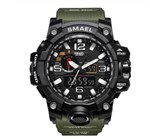 Ficha técnica e caractérísticas do produto Relógio Masculino G-shock Militar Smael à Prova Dágua 1545 Verde Militar