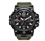 Relógio Masculino G-shock Militar Smael à Prova Dágua 1545 Verde Militar