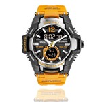Ficha técnica e caractérísticas do produto Relógio Masculino G-Shock Smael 1805 Militar Sport Anti-Shock Dual-Time Orange