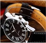 Ficha técnica e caractérísticas do produto Relógio Masculino Geneva Sanwood Preto Pronta Entrega