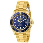 Ficha técnica e caractérísticas do produto Relógio Masculino Invicta Diver Pro 9312 Dourado Azul