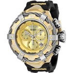 Ficha técnica e caractérísticas do produto Relógio Masculino Invicta Modelo 21366 Bolt - a Prova D` Água - Preto/Dourado