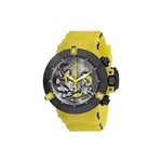 Ficha técnica e caractérísticas do produto Relógio Masculino Invicta Modelo 24357 Subaqua Multifunção Preto, Amarelo - a Prova D`água