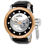 Ficha técnica e caractérísticas do produto Relógio Masculino Invicta Modelo 24595 Russian Diver - a Prova D` Água - Preto