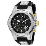 Ficha técnica e caractérísticas do produto Relógio Masculino Invicta Modelo 25472 Bolt - a Prova D` Água - Preto/Prata