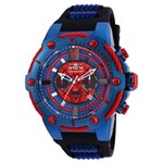 Ficha técnica e caractérísticas do produto Relógio Masculino Invicta Modelo 25688 Marvel Red - a Prova D`água - Preto/Azul