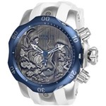 Ficha técnica e caractérísticas do produto Relógio Masculino Invicta Modelo 25722 Reserve Preto, Azul - a Prova D`água - Branco/SS Ins