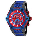 Ficha técnica e caractérísticas do produto Relógio Masculino Invicta Modelo 25782 Marvel Red - a Prova D`água - Preto/Azul