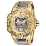 Ficha técnica e caractérísticas do produto Relógio Masculino Invicta Modelo 26205 Star Wars Automático Multifunção Dourado - a Prova D`Ág