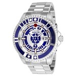 Ficha técnica e caractérísticas do produto Relógio Masculino Invicta Modelo 26164 Star Wars Automático Prata, Azul - a Prova D`água - Prata