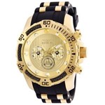 Ficha técnica e caractérísticas do produto Relógio Masculino Invicta Modelo 26179 Star Wars Multifunção Dourado - a Prova D`água - Preto/Dourado