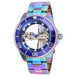 Ficha técnica e caractérísticas do produto Relógio Masculino Invicta Modelo 26480 Pro Diver Mecânico Azul - a Prova D`água - Iridescent