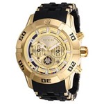 Ficha técnica e caractérísticas do produto Relógio Masculino Invicta Modelo 26549 Star Wars Multifunção Dourado - a Prova D`água - Preto