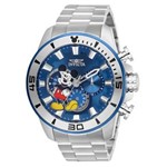 Ficha técnica e caractérísticas do produto Relógio Masculino Invicta Modelo 27362 Disney - a Prova D` Água - Prata