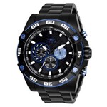 Ficha técnica e caractérísticas do produto Relógio Masculino Invicta Modelo 28022 Speedway Preto, Azul - à Prova D`água