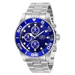 Ficha técnica e caractérísticas do produto Relógio Masculino Invicta Modelo 28690 Pro Diver - a Prova D` Água - Prata