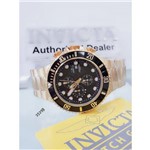 Ficha técnica e caractérísticas do produto Relógio Masculino Invicta Pro Diver 25298 - Ouro 18K 50mm de Diâmetro 200 Mts