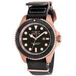 Relógio Masculino Invicta Pro Diver Modelo 17582 - Pulseira em Couro / a Prova D' Água