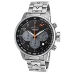 Ficha técnica e caractérísticas do produto Relógio Masculino Invicta S1 Rally Chronograph Stainless Steel Black Dial Grey Subdials - Modelo Invicta-23084