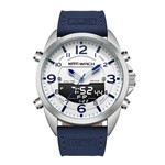 Ficha técnica e caractérísticas do produto Relógio Masculino Kat-Wach AnaDigi KT1818 - Azul e Branco