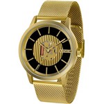 Ficha técnica e caractérísticas do produto Relógio Masculino Lince MRG4603S P1KX Dourado Pulseira Esteira