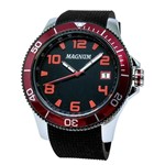 Ficha técnica e caractérísticas do produto Relogio Masculino Magnum Esportivo a Prova D'agua Pulseira Silicone 10 ATM