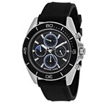 Relógio Masculino Michael Kors Jetmaster Chronograph Black Rubber And Dial - Modelo Mkors-Mk8485