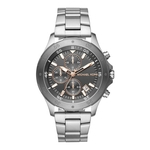 Ficha técnica e caractérísticas do produto Relógio Masculino Michael Kors MK8569 Walsh Chronograph Silver 44mm