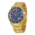 Ficha técnica e caractérísticas do produto Relógio Masculino Michael Kors MK8267 Everest Gold Tone Chronograph Navy Blue Dial 45mm