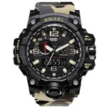 Ficha técnica e caractérísticas do produto Relógio Masculino Militar G-Shock Camuflado Exercito Delta Smael 1545 - Intimes