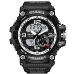 Relógio Masculino Militar G-shock Smael Ws1617 Prova D'água Preto
