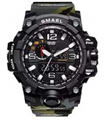 Ficha técnica e caractérísticas do produto Relógio Masculino Militar Smael 1545 à Prova D'água 50m
