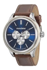 Relógio Mondaine 49mm Couro Masculino